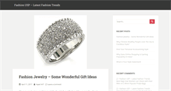 Desktop Screenshot of fashionusp.com